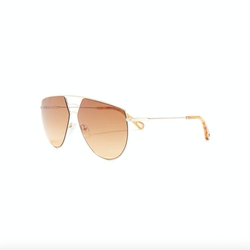 Chloe Negative Space Oversize Aviators - Picture 2 of 11